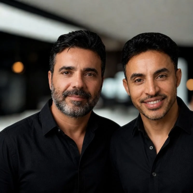 Walter e Raniel, fundadores da WR